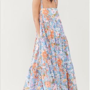 Free People -Park Slope Maxi Dress- Bluebell Combo